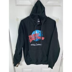 Planet Hollywood Disney Springs Black Hoodie Men’s Large